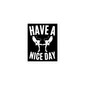 Alternative view of HAVE A NICE DAY – Devil Stripper Girls sticker