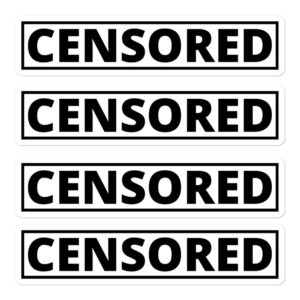 CENSORED Sticker Pack