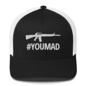 #YOUMAD Machine Gun Trucker Hat (Embroidered)