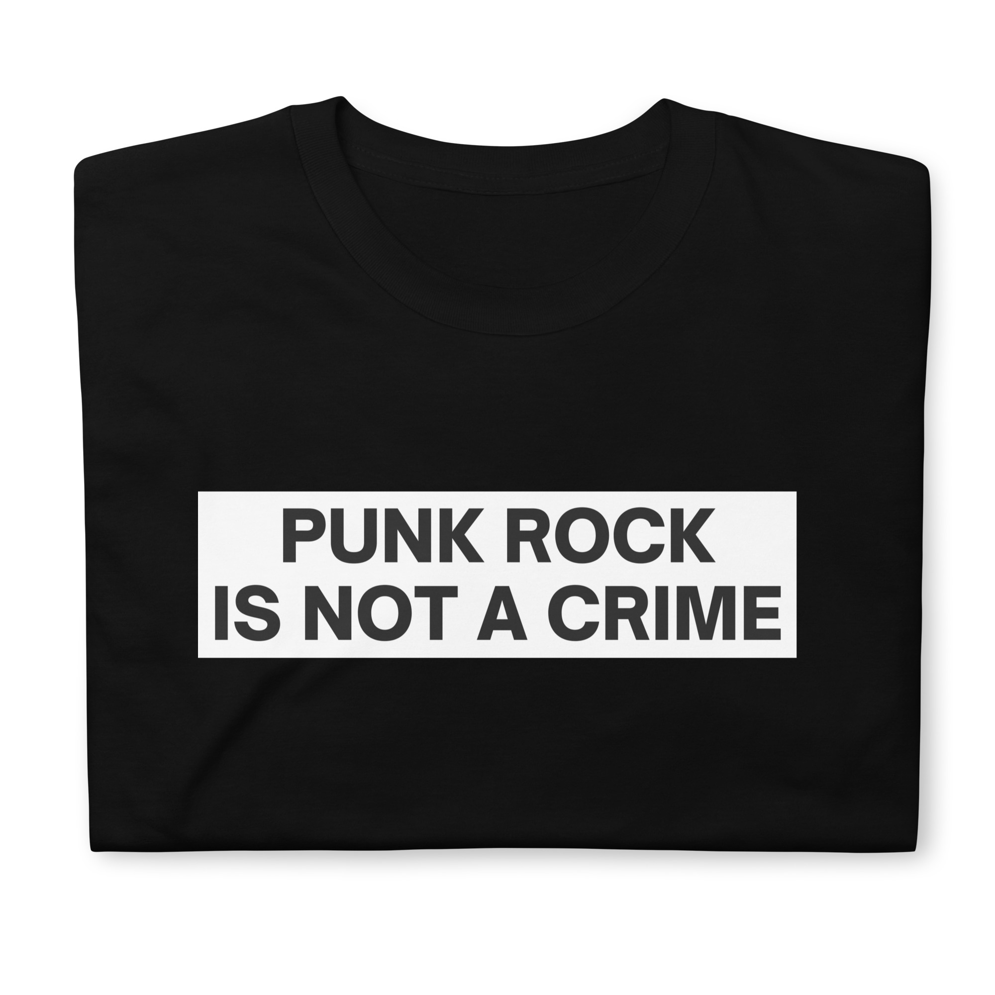 PUNK ROCK IS NOT A CRIME T-Shirt - Image 2
