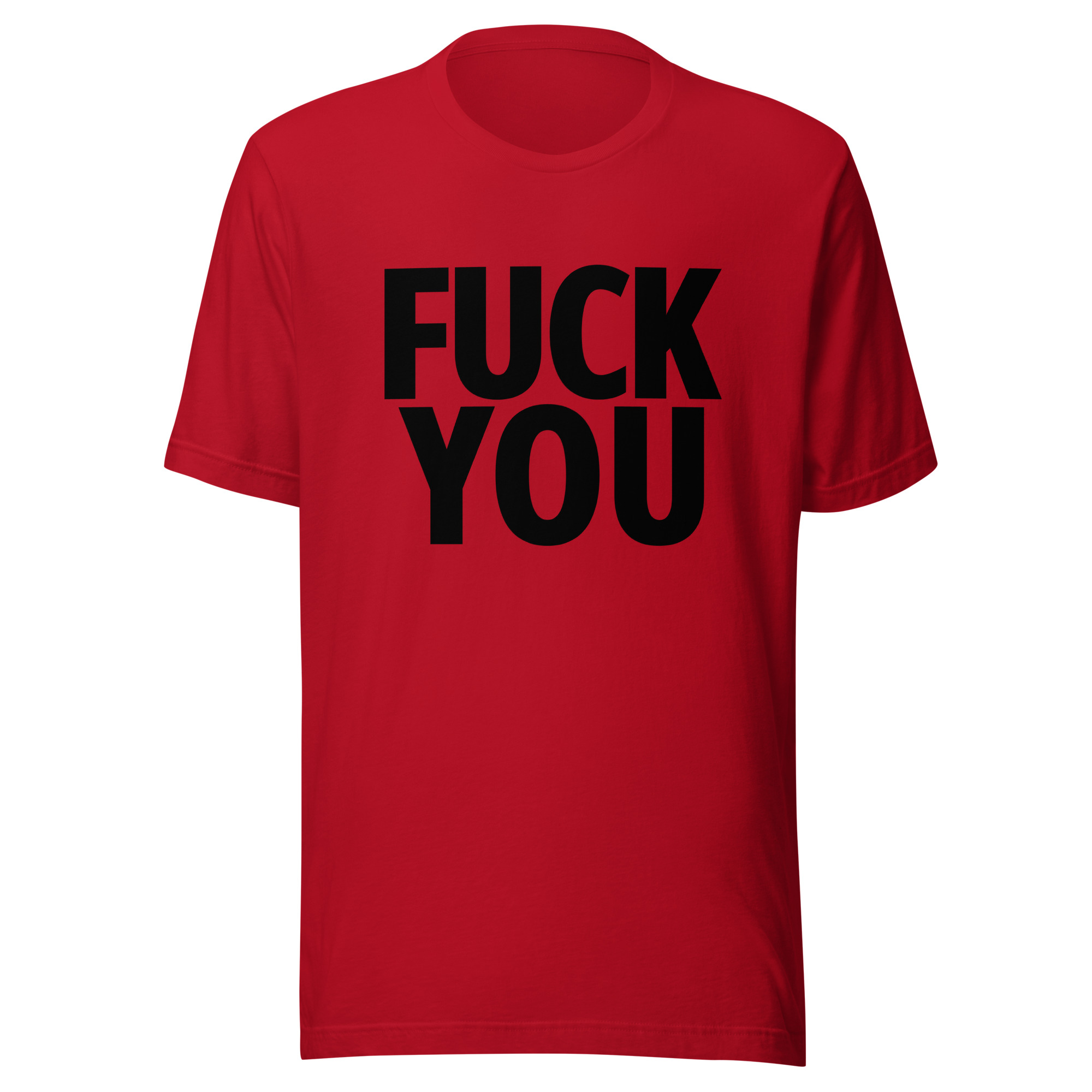 FUCK YOU (in big bold black letters) t-shirt - Image 3