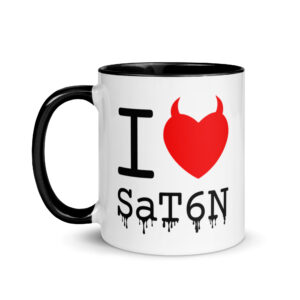 I Love SaTaN Mug with Color Inside | Japanese Visual Kei - Image 3