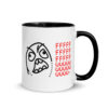 Rage Guy FFFFF UUUUU Meme Mug with Color Inside