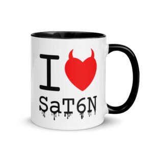 I Love SaTaN Mug with Color Inside | Japanese Visual Kei