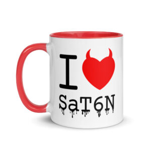I Love SaTaN Mug with Color Inside | Japanese Visual Kei - Image 6