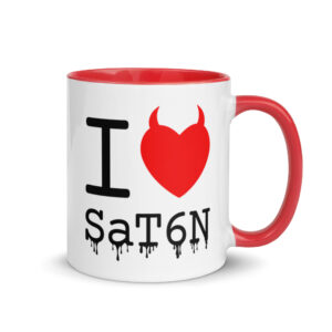 I Love SaTaN Mug with Color Inside | Japanese Visual Kei - Image 4