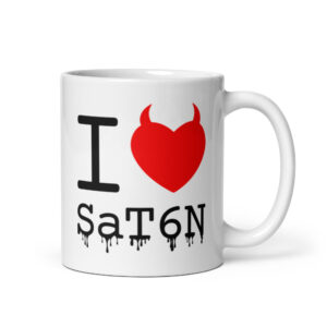 I Love SaTaN Coffee Mug | Japanese Visual Kei
