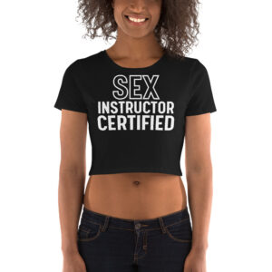 Lil Kim SEX INSTRUCTOR CERTIFIED Crop Top Tee