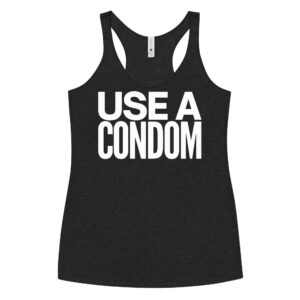 Alternative view of USE A CONDOM Women’s Tank Top