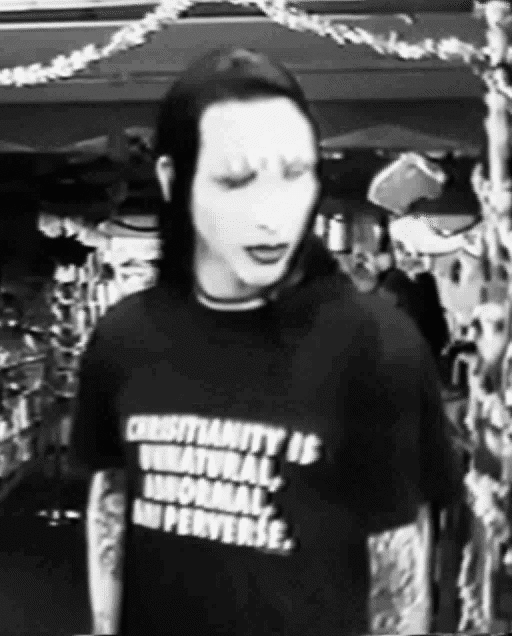 Christianity Is Unatural, Abnormal And Perverse - Marilyn Manson T-Shirt