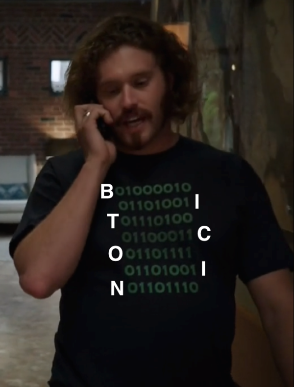 silicon valley binary shirt