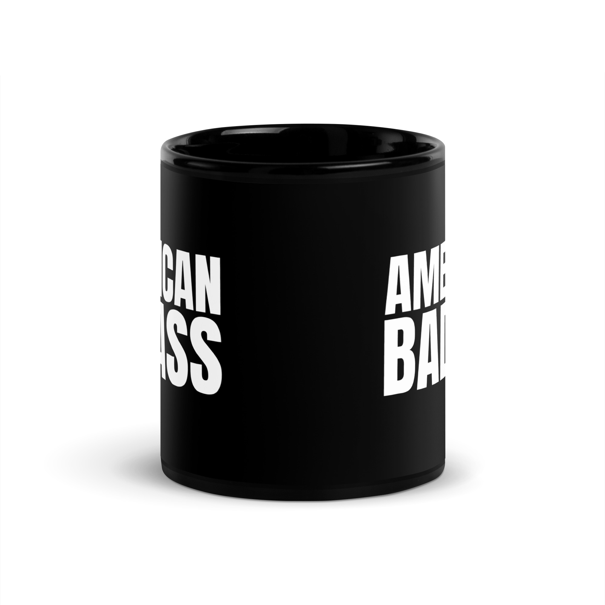 AMERICAN BADASS Black Coffee Mug - Image 3