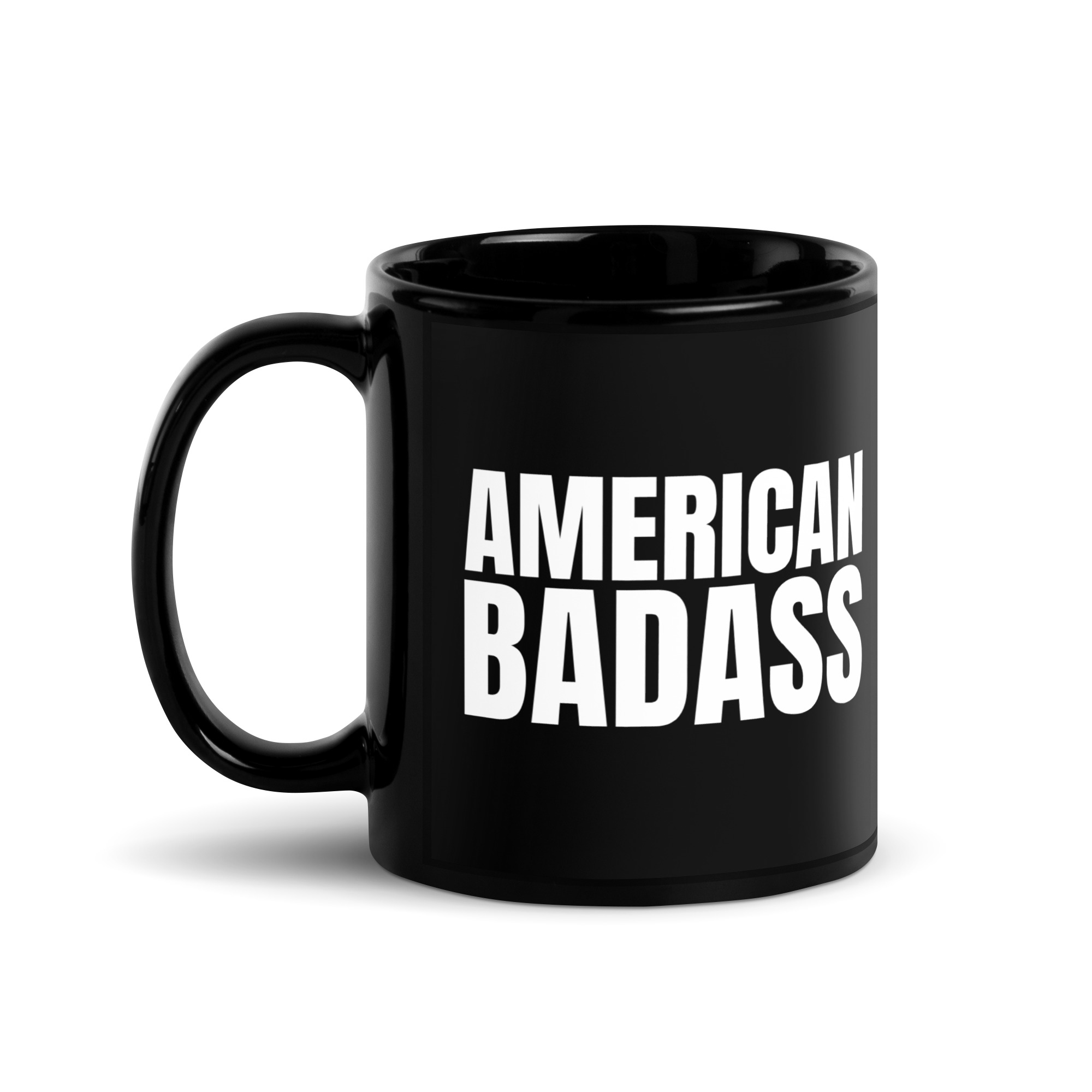 AMERICAN BADASS Black Coffee Mug - Image 2