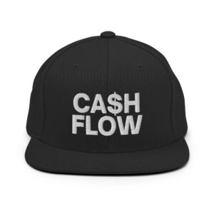 CASH FLOW Flat Brim Hat (Embroidered)