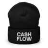 CASH FLOW Embroidered Beanie Hat