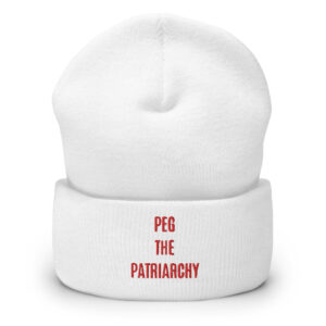 Cara Delevingne Peg The Patriarchy Beanie (Embroidered)