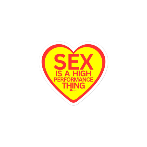 Sex Is A High Performance Thing Sticker James Hunt