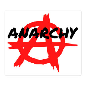 ANARCHY Graffiti Punk Rock sticker