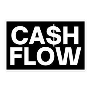 CASH FLOW Sticker
