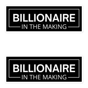 BILLIONAIRE In The Making Sticker Pack