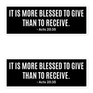 It Is More Blessed To Give Than To Receive Sticker Pack