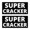 SUPER CRACKER Sticker Pack (Black)