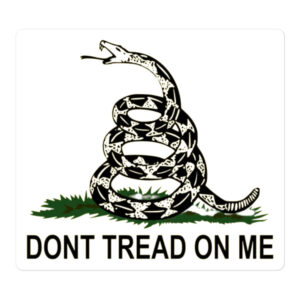DON'T TREAD ON ME Gadsden Flag sticker