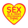 SEX Is A High Performance Thing sticker | James Hunt