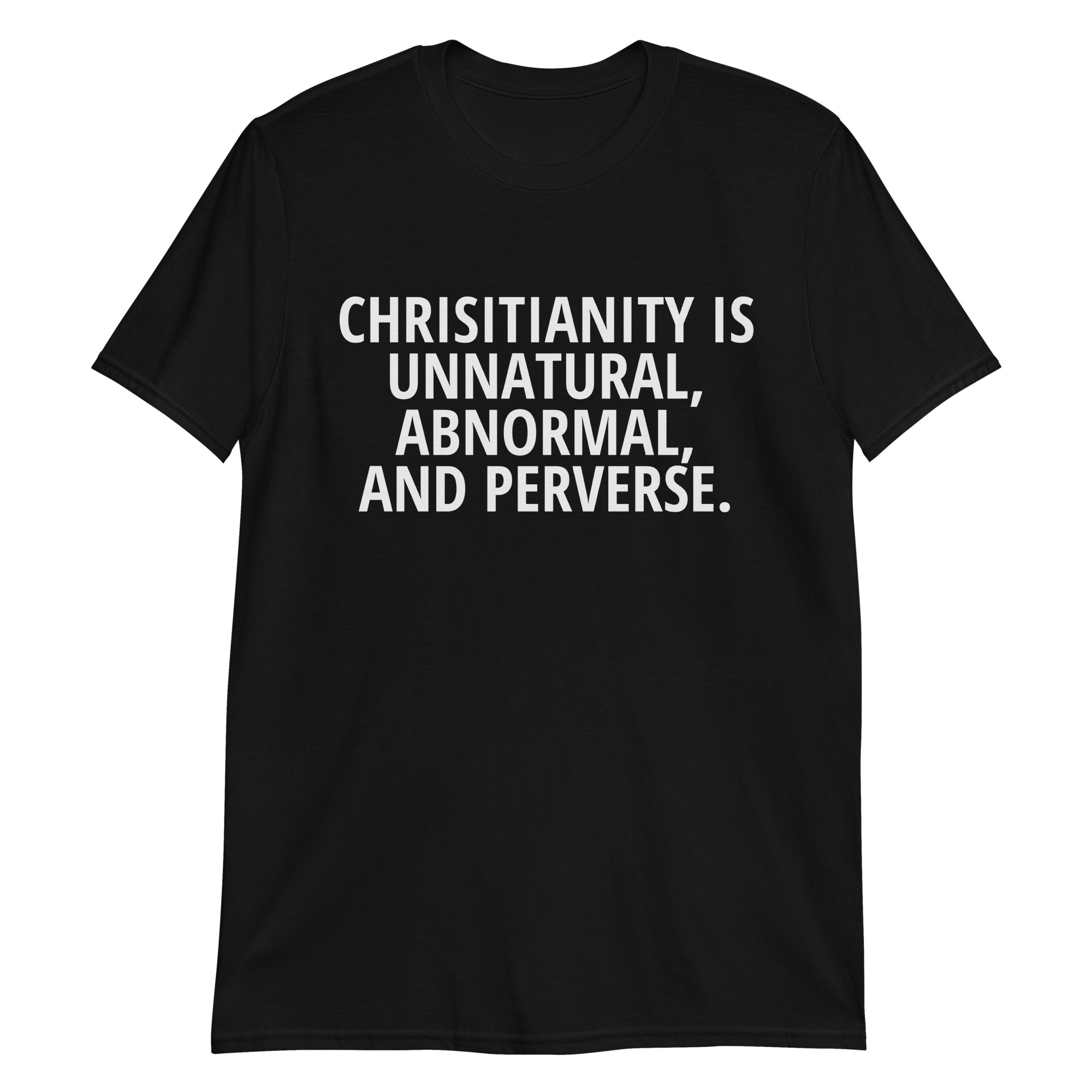 Chrisitianity Is Unnatural, Abnormal And Perverse – Marilyn Manson T-Shirt - Image 2
