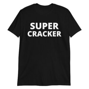 SUPER CRACKER Black T-Shirt