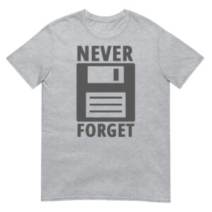 NEVER FORGET Silicon Valley Floppy Disk T-Shirt