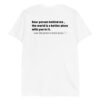 Dear Person Behind Me Unisex T-Shirt (BACK)