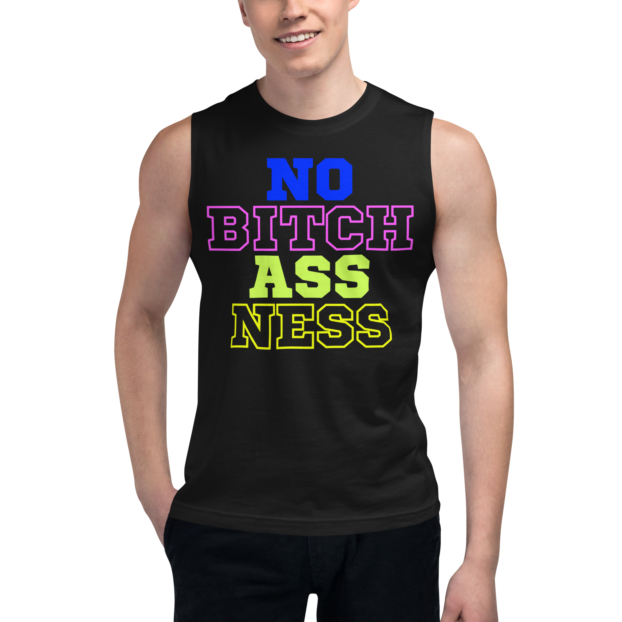 Kenny Powers No Bitch Ass Ness sleeveless shirt - Image 2