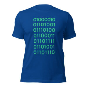 Silicon Valley Bitcoin in Binary Elrich T-Shirt