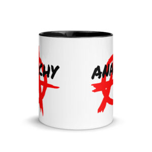 Alternative view of ANARCHY Coffee Mug with Color Inside