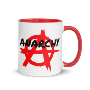 ANARCHY Coffee Mug with Color Inside - Image 4