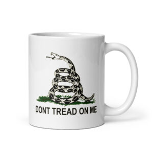 DON’T TREAD ON ME Gadsden Flag coffee mug