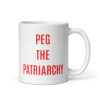 Cara Delevingne Peg The Patriarchy coffee mug