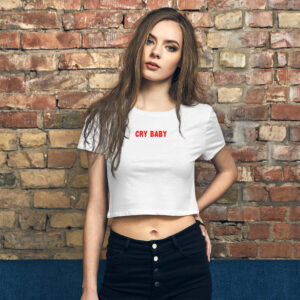 Demi Rose CRY BABY Crop Top Tee