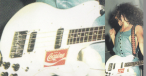 Geezer Butler Black Sabbath Enjoy COCAINE Bass Guitar Sticker Coca Cola Parody