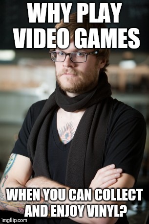 Hipster Vinyl Collector