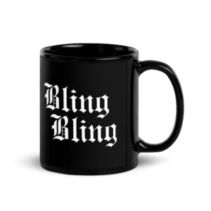 Bling Bling Black Coffee Mug