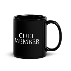 CULT MEMBER Black Mug