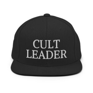 CULT LEADER Flat Brim Hat (Embroidered)