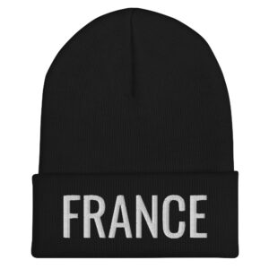 Alternative view of FRANCE Beanie (Embroidered)