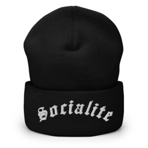 SOCIALITE Beanie hat (Embroidered)