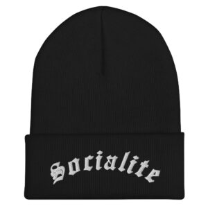 Alternative view of SOCIALITE Beanie hat (Embroidered)