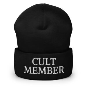 CULT MEMBER Beanie Hat (Embroidered)