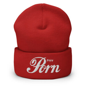 Enjoy PORN | Enjoy Coca Cola Parody Beanie (Embroidered)