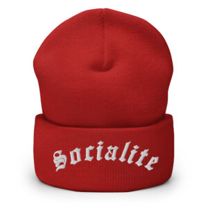 SOCIALITE Beanie hat (Embroidered) - Image 3